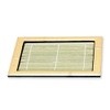 J-kitchens Soba Soba Soba, Rectangular Bamboo Plate, Sesame Bamboo, Crack
