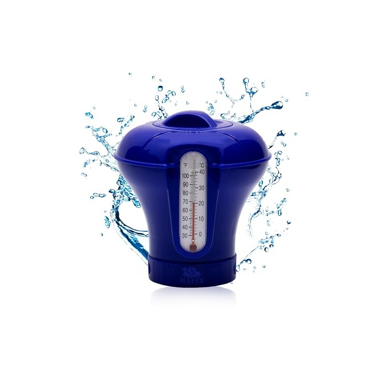 HAFIX Pool Dosing Float with Thermometer Pool Float for Chlorine