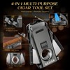 KEJIAR Cigar Lighter, Double Jet Torch Lighter, Built-in Punch, Double