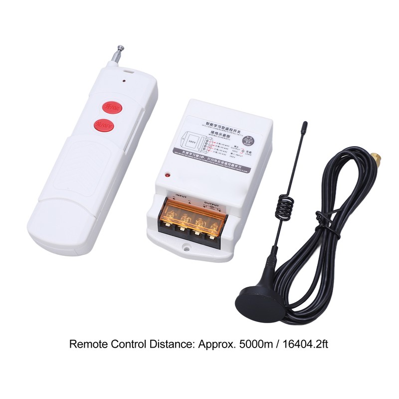 Remote Control Relay Switch Wireless RF Controller AC 380V for