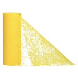 AmaCasa Fleece Table Runner Flower Fleece Wedding Communion 17.5 cm / 25 m Roll