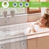Clean Healthy Living Heavy Duty PEVA Clear Shower Curtain Liner