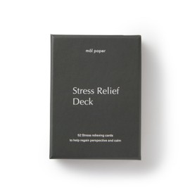 Mal Paper Stress Relief Affirmations - 52 Pack Card Deck | Great for Regaining Perspective and Calm | Inspirational Cards, Meditation &. Positive Thinking Tool | Gratitude Gifts for Men and Women
