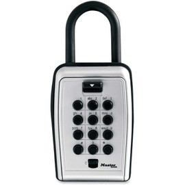 Master Lock Lock Box 5422D Set Your Own Combination Push Button Portable Key Safe, 3-1/8 in. Wide (2 Pack,Portable)