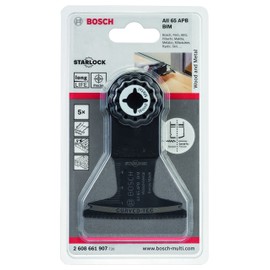 Bosch Professional 1x Plunge Cutting Saw Blade AII 65 APB (for Wood and Metal, 40 x 65 mm, Accessory Multitool)