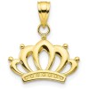 Unbranded 10K Yellow Gold Crown Pendant 10C989