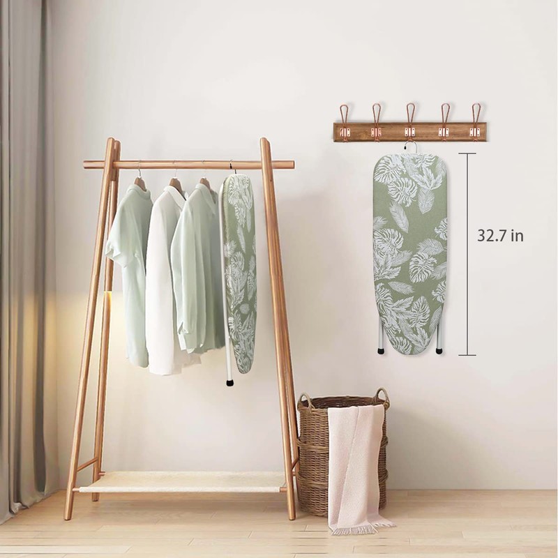 Duwee 12×32 in Table Top Ironing Board with Unique Iron