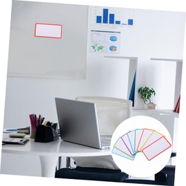 jojofuny 24pcs Magnetic Dry Erase Name Tags Reusable Erasable Labels for Conferences Events Daily Use Coated Easy Identification Versatile Display Tags Colors