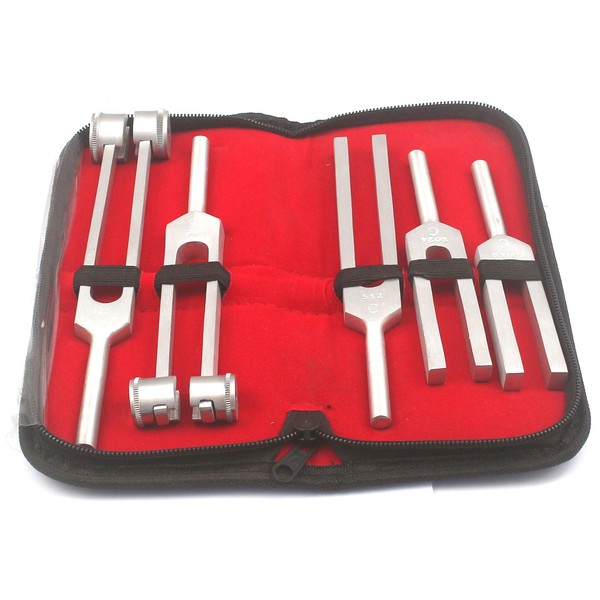 LAJA IMPORTS 5 Tuning Forks Diagnostic Chiropractor Physical Therapy Set
