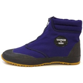 Rikioh TVCII ZB Work Shoes Tabic II Zipper Navy Blue, navy