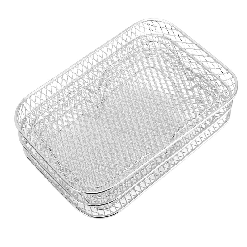 3PCS Fryer Rack Set 304 Stainless Steel Stackable Multi Layer