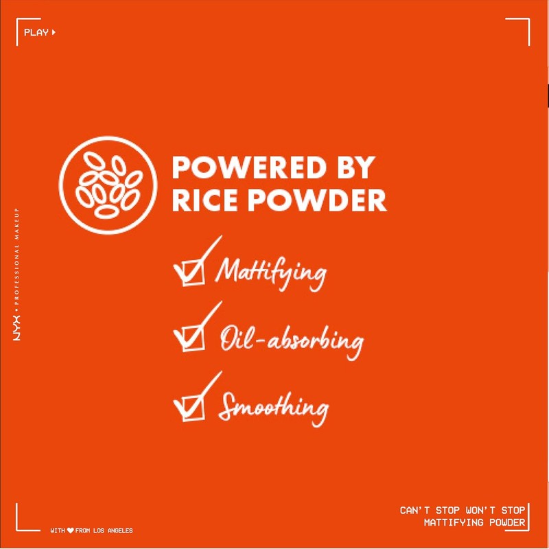 NYX PROFESSIONAL MAKEUP Can't Stop Won't Stop Mattifying Pressed Powder