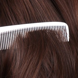 TOVINANNA 2pcs Stainless Steel Hair Combs Fine Styling Fork Comb and Large Hair Organizer for Women and Men for and Scalp Massage