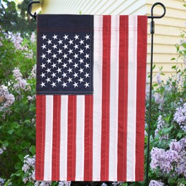 Anley Classic |Embroidered Stars| USA Garden Flag, American July 4th Decoration United States Garden Flags - Sewn Stripes & Double Stitched - 18 x 12.5 Inch