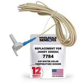 Wholesale Sensors Replacement for Jandy Zodiac 7784 Air/Water/Solar, Temperature Sensor, Made in the USA & 12 Month Warranty, Compatible with AquaLink RS Pool & Spa Control Systems