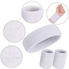 3 Pieces Sweatbands Set, Includes Sports Headband and Wrist Sweatbands