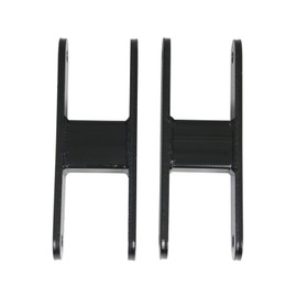 RockTrix Steel Rear Shackle - 2 inch Lift - Compatible with 1995-2001 Ford Explorer and 2001-2005 Sport Trac - Black Leveling Kit