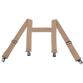 GNEGNI 2'' Wide Suspenders for Men, Adjustable Men's Suspenders/Harness, Heavy Duty H-Back Suspenders with Metal Clips