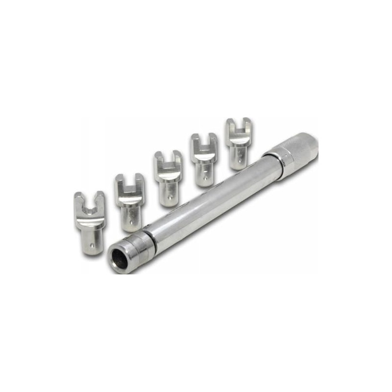 Excel (TWS-210ANS 7-Piece Adjustable Spoke Torque Wrench Set, Black