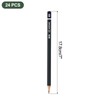 M&G Wooden Hexagonal Pencils, 24 Pcs 2B Pencils Graphite Round