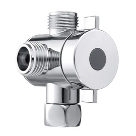 Shower Head T Adapter 3 Way Splitter Valve Diverter for Showerhead Replacement Part Bath Bathroom Faucet Parts Shower Hose Branch