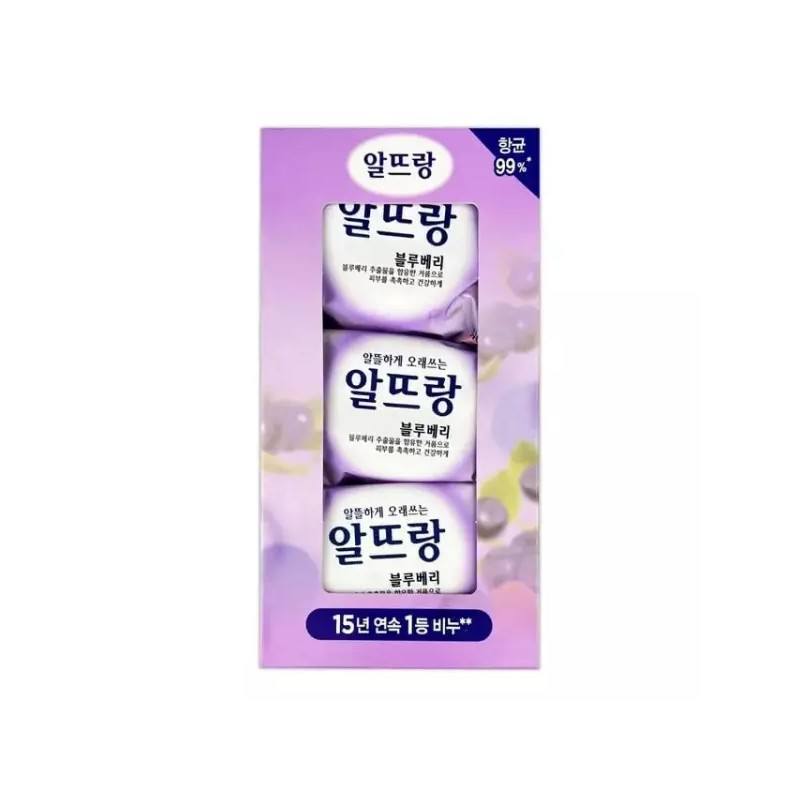 알뜨랑 O 알뜨랑 블루베리 비누 140g 3P O Tight Blueberry