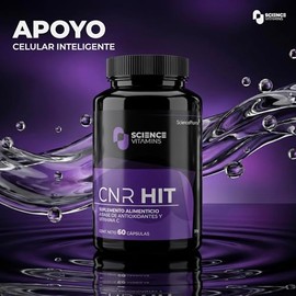 CNR HIT | Glutatión, Trans-Resveratrol, Curcumina y NAD | 60 cápsulas