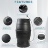 SQUEEZE master SQUEEZE master 50 Gallon Rainwater Collection Barrel with