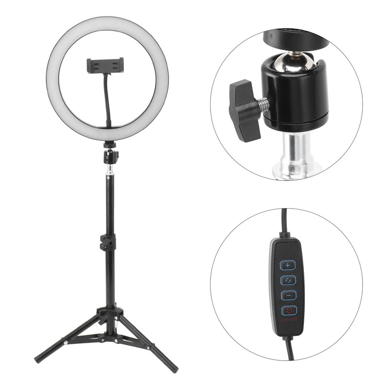 26cm Selfie Ring Light High Brightness USB Rechargable LED Rim