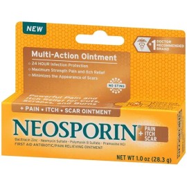 Neosporin + Dolor, Picor, Scar Ungüento Antibiótico, 1 Onza