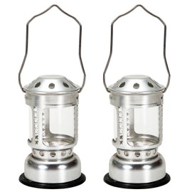 Portable Candle Lantern Night Fishing Hanging Outdoor Camping Aluminium Alloy Candle Lamp