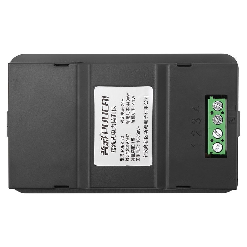 Electricity Meter Voltage Tester LCD Display Digital Voltage Multimeter 6