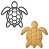 Sea Turtle Cookie Cutter & Stamp - 4x3.96", Ocean Animal