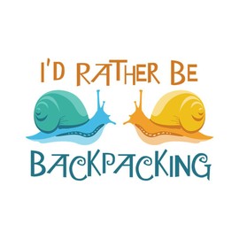 CafePress ID Rather BE Backpacking 10" Wall Clock for Livingroom, Kitchen, or Office