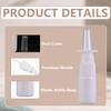 QUUPY 24PCS 30mL/1oz Empty Refillable Plastic Nasal Spray Bottle Container