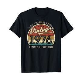 Vintage 1976 Limited Edition 46 Years Old 46th Birthday T-Shirt