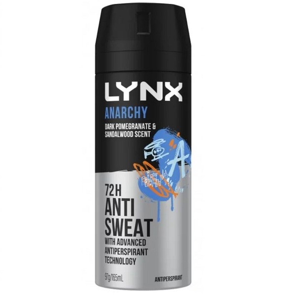 Lynx Antiperspirant Anarchy 165ml