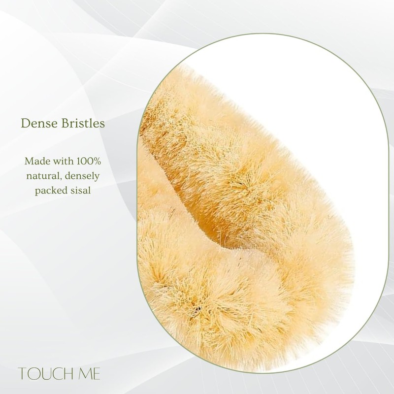 Touch Me All Natural Spa Sisal Dry Skin Brush –