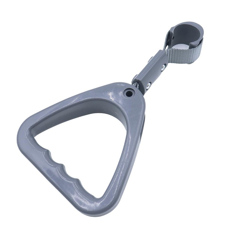 Qury Grey Triangular Handle,Triangular Grab Rail,Portable Hand Strap for Support
