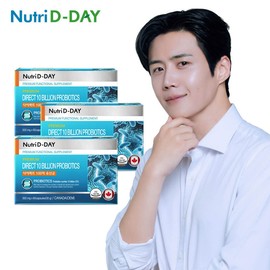 Nutri D Day Direct 10 billion lactic acid bacteria probiotics 3 boxes total 6 month supply / 뉴트리디데이 다이렉트 100억 유산균 프로바이오틱스 3박스 총6개월분