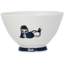 Ijinsha 85406 Nanbanjin KYU-JITSU Rice Bowl 4.1 x 2.4 inches (10.3 x 6.0 cm)