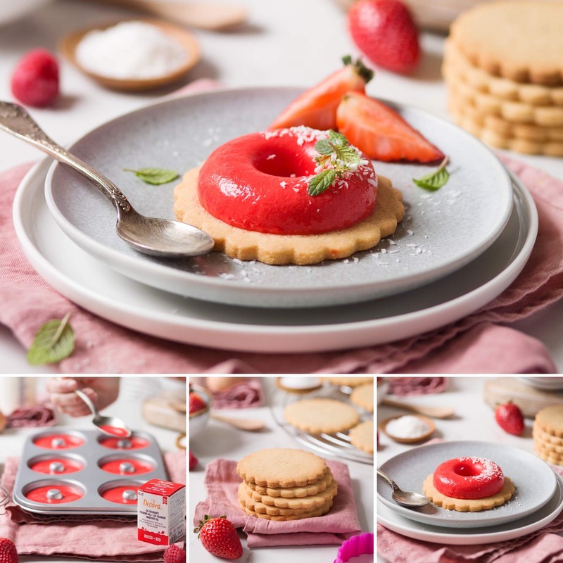 Decora 0070036 ANTIHAFT-BACKFORM DOUGHNUT 6ER HOHLRAUM Ø 7,5 CM