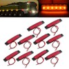 10Pcs/Set Truck Side Marker Light Signal Warning Indicator Lamp with