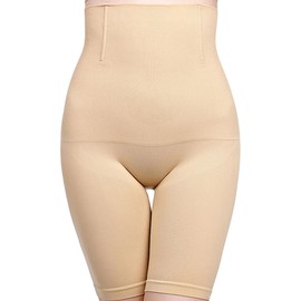 [JIOYIEO] 骨盤 ガードル 補正下着 レディース ハイウエスト【お腹引き締め・美尻ショーツ】ぽっこりお腹ギュッと引き締め骨盤 長時間履ける 柔らかい 通気 伸縮 履き心地 着圧 お腹 くびれ 太もも ヒップアップ 産後ケア (5XL, ベージュ)