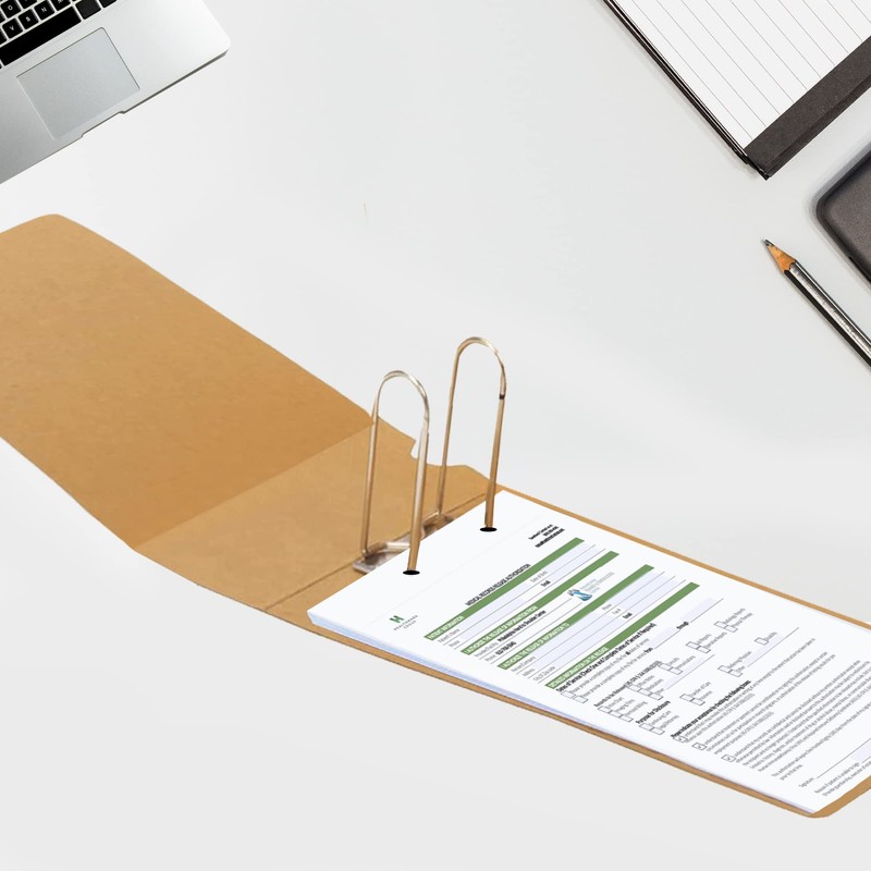 Performore Durable Archival Binder Case with Adjustable Bar and Smooth