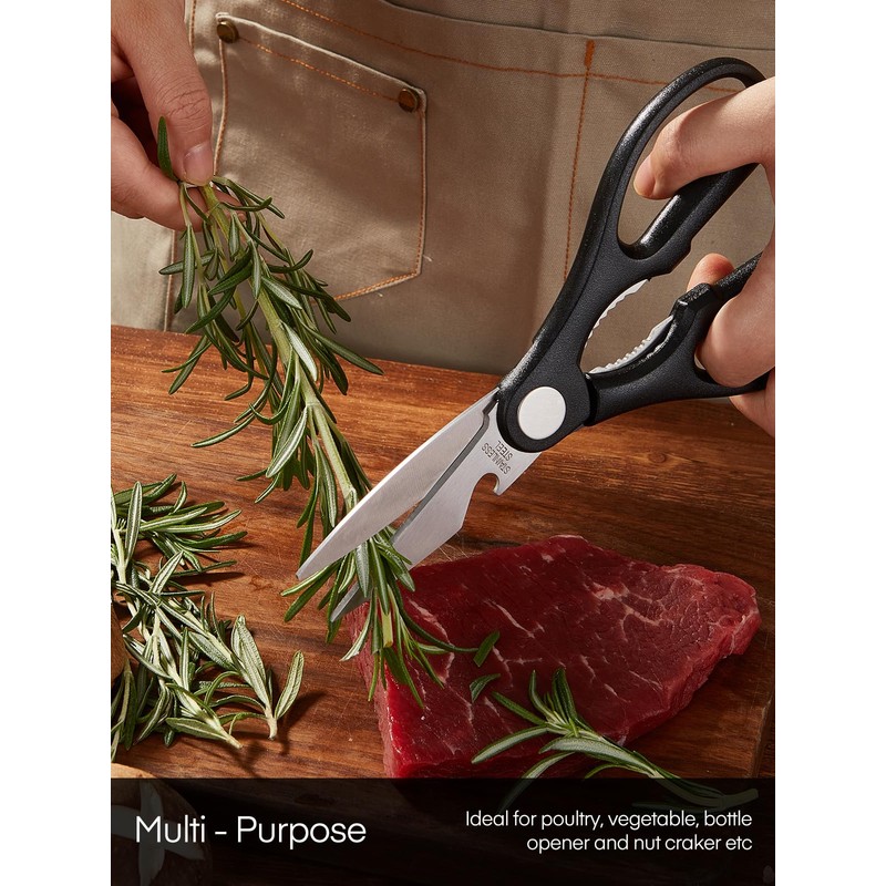 Knife Set, FOHERE 14 Pieces Self Sharpening Knife Block Set,