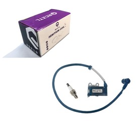 RCZTL 502846401 Ignition Coil and Spark Plug Compatible with Husqvarna 150BT,350BT,150BF,350BF Backpack Blowers RML DO-2 Replaces Part Number 502846401 511492901