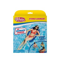 WAHU Hydro Lounger Blue/Light Blue - Versatile Pool Lounge Float - Sunbathe to Sit Up in Seconds Large