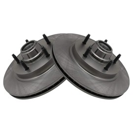 TRQ Front Brake Rotors Set Vented Compatible with 1997-1999 Ford F-150