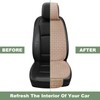 VarCozy Linen Car Seat Covers, 2PCS Breathable Front Pair Seat